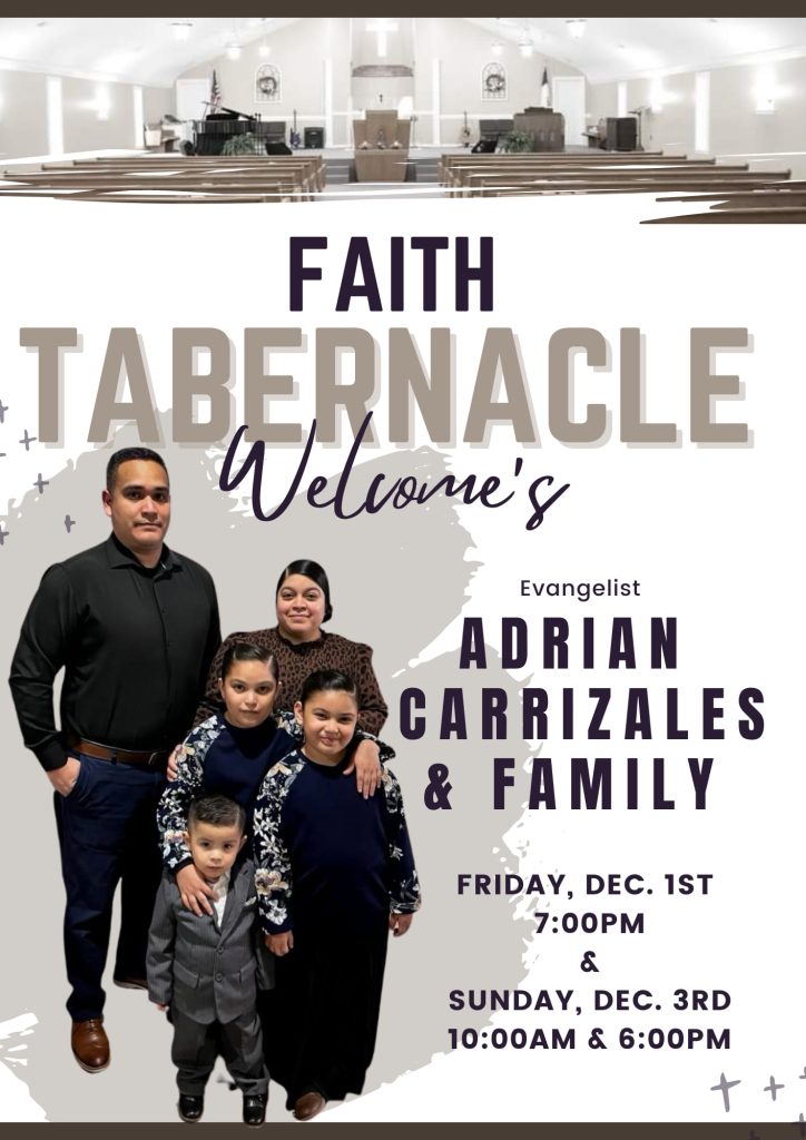 Evangelist Adrian Carrizales & Family
